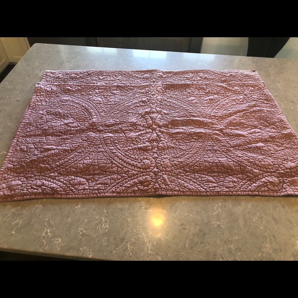 Quilted King shams